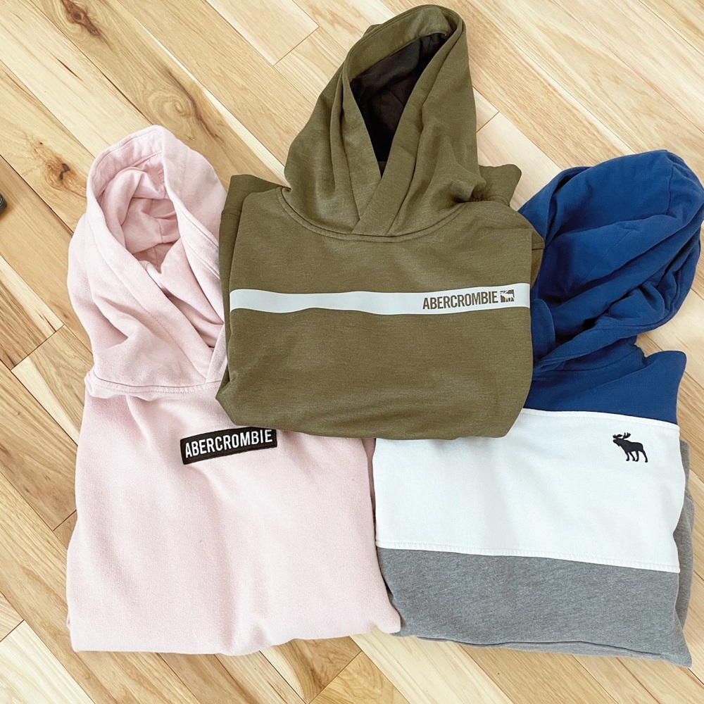 Abercrombie and Fitch Kids Bundle of 3 Hoodies